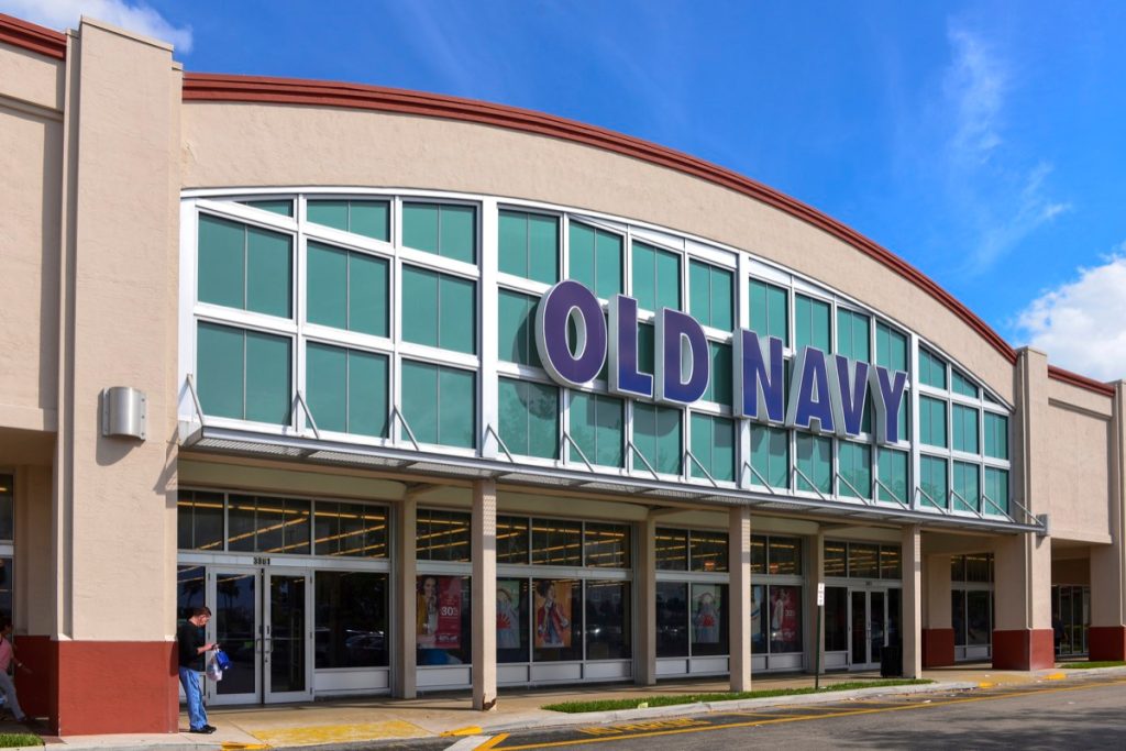 Old Navy store in Hollywood, Florida, USA