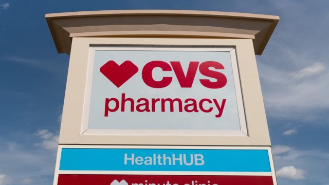 sign for CVS pharmacy