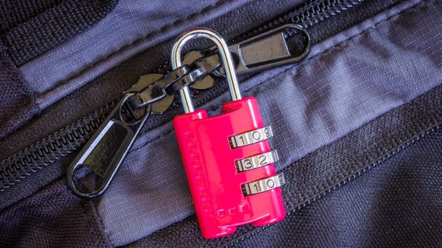 locked luggage