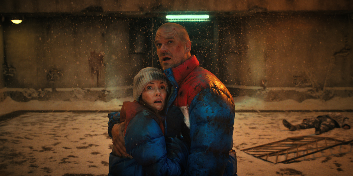 Winona Ryder and David Harbour in "Stranger Things" season 4