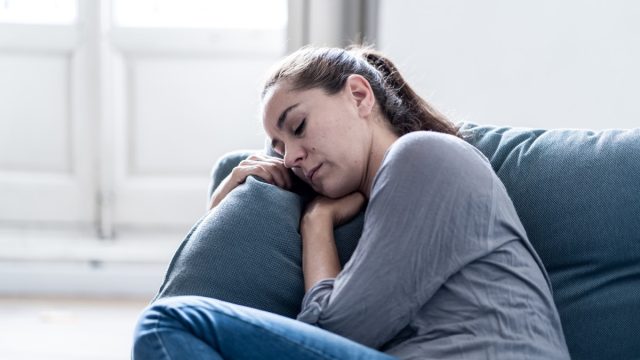 Depressed Young Woman