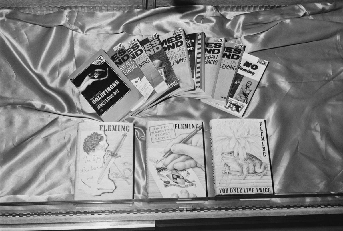 James Bond book series photographed in 1964