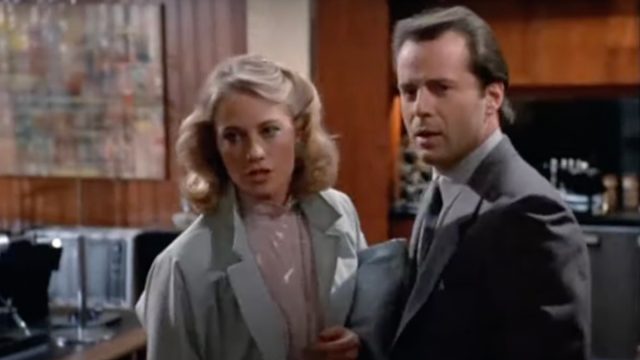 Cybill Shepherd and Bruce Willis in Moonlighting