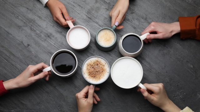 People Connecting Over Coffee