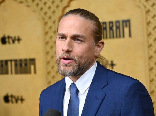 Charlie Hunnam at the premiere of "Shantaram" in 2022