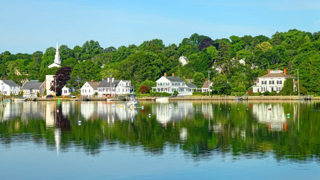 mystic village in mystic connecticut