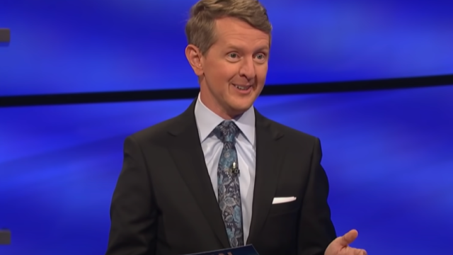 ken jennings smiling on jeopardy