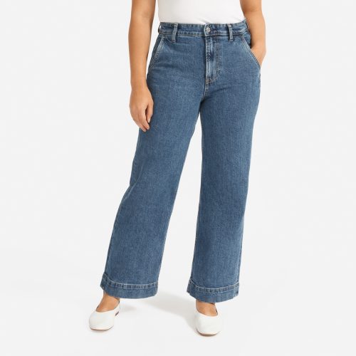 everlane wide leg jeans