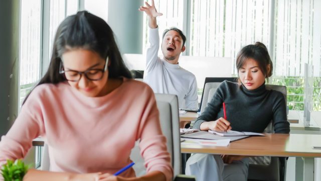 Boy Disrespecting Coworkers