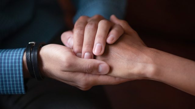 Clasped Hands to Show Forgiveness