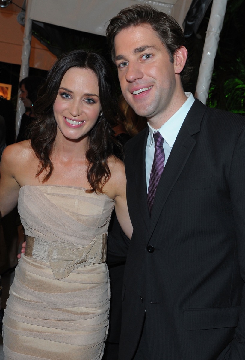 Emily Blunt and John Krasinski in 2009