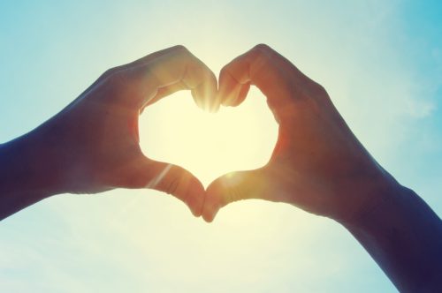 Hands Forming a Heart