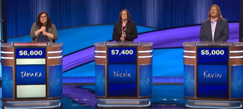 contestants on march 27, 2023 episode of jeopardy