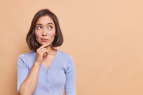 Young Woman Considering Things