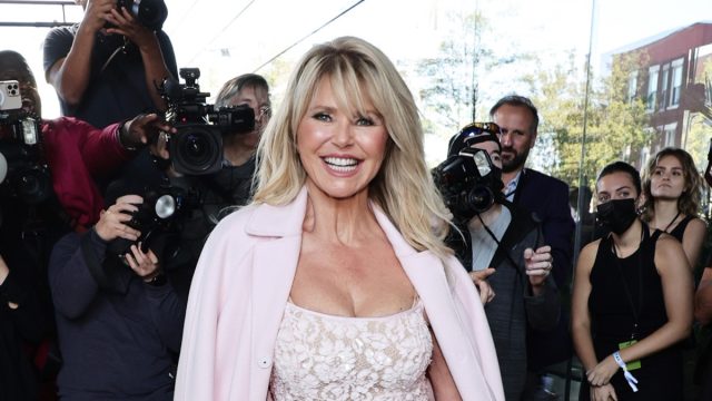 NEW YORK, NEW YORK - SEPTEMBER 14: Christie Brinkley attends the Michael Kors Collection Spring/Summer 2023 Runway Show on September 14, 2022 in New York City. (Photo by Jamie McCarthy/Getty Images for Michael Kors)