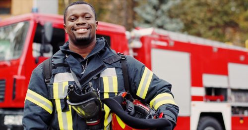 firefighter on duty