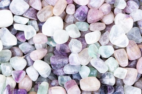 colorful fluorite crystals