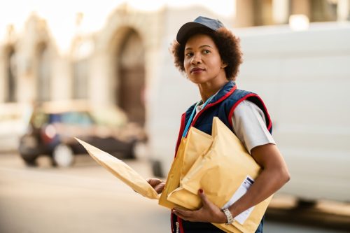 postwoman on duty