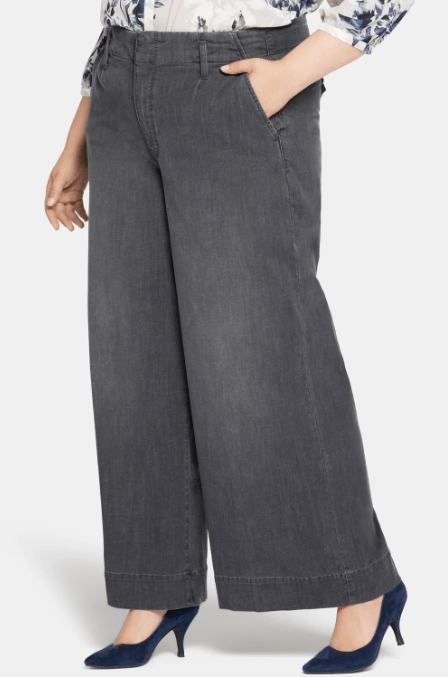 Product shot of model wearing Not Your Daughter's Jean's Mona Wide-Leg Trouser
