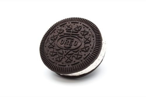 oreo on a white background