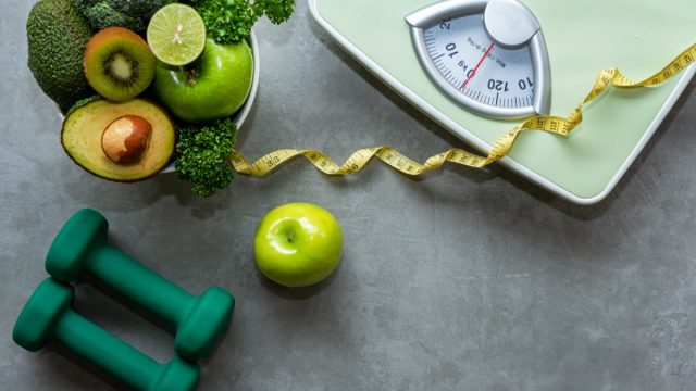 Diet,And,Healthy,Life,Loss,Weight,Slim,Concept.,Organic,Green