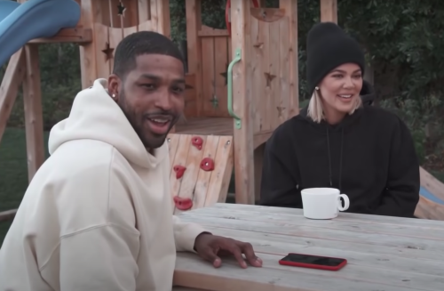 Tristan Thompson and Khloé Kardashian on "Keeping Up with the Kardashians"