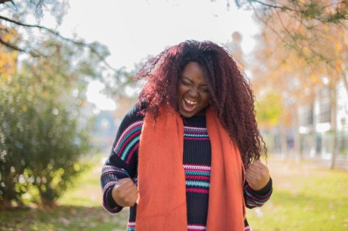 Joyful Black Woman