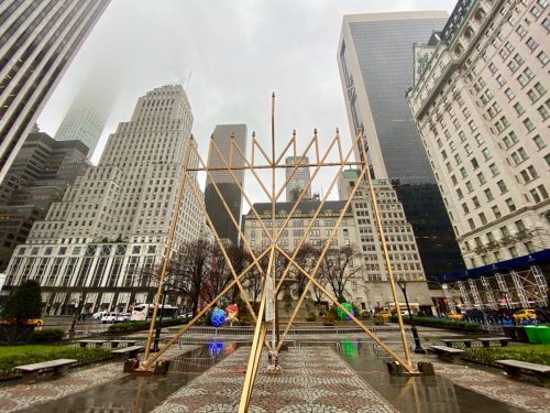 world's largest menorah in New York City