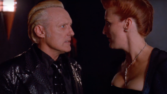 Dennis Hopper and Fiona Shaw in "Super Mario Bros."