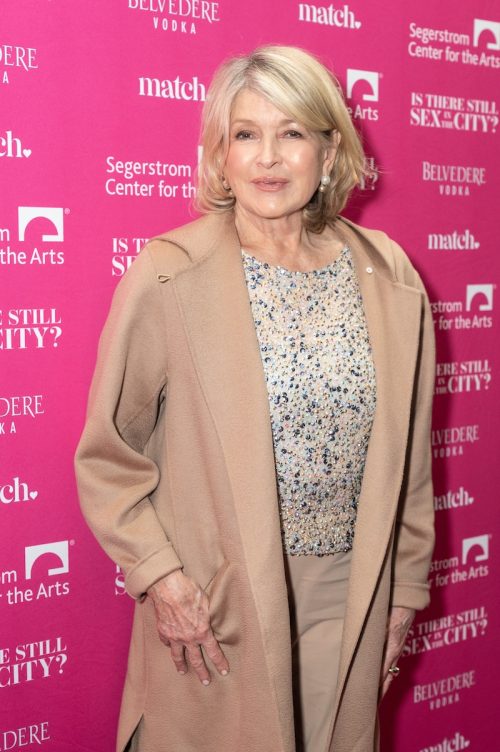 Martha Stewart at the opening of "Is There Still Sex in the City?" in 2021