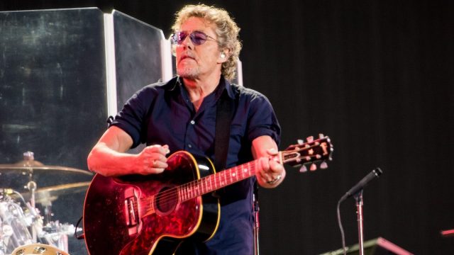 Roger Daltrey performing at Glastonbury Festival in 2015