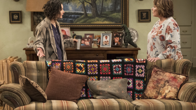 sara gilbert and roseanne barr