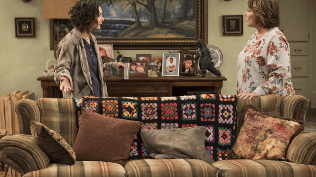 sara gilbert and roseanne barr