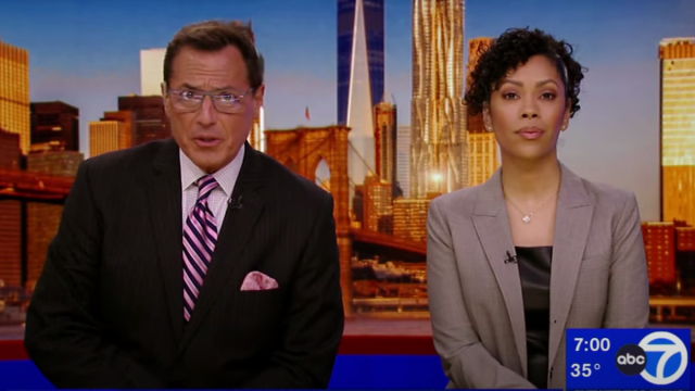 Ken Rosato and Shirleen Allicot hosting ABC 7 news