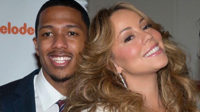 Nick Cannon and Mariah Carey at a Nickelodeon event in 2009