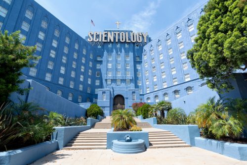 Scientology building in Los Angeles photographed in 2018
