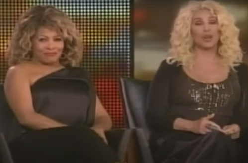 Tina Turner and Cher on "Oprah" in 2008