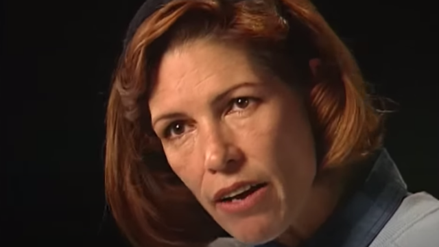 Leslie Van Houten being interviewed by ABC News in 1994