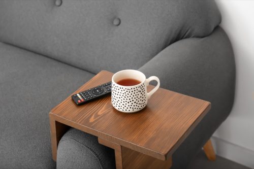 wooden couch sleeve