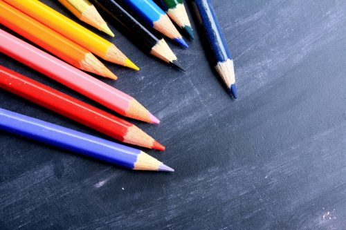 colored pencils