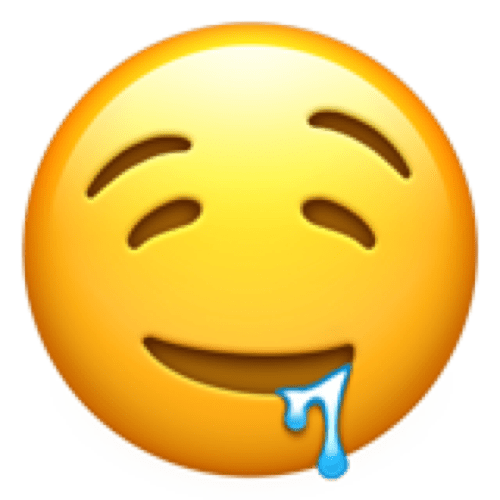 drooling face emoji