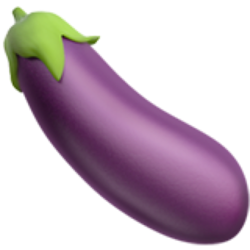 eggplant emoji