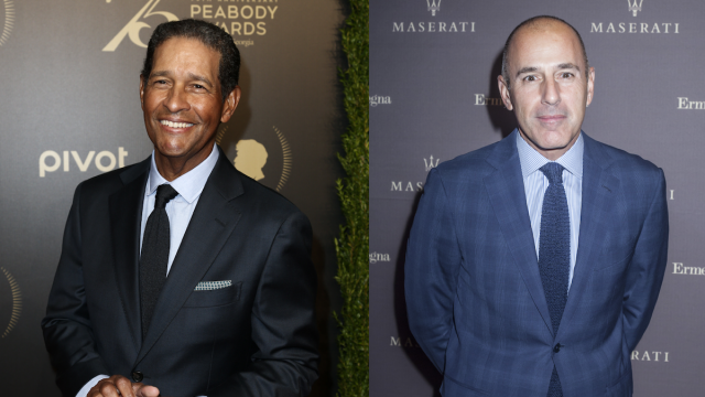 Bryant Gumbel in 2016; Matt Lauer in 2014