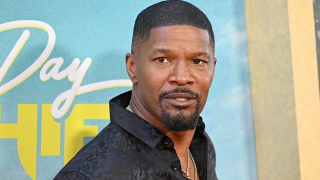 Jamie Foxx at the premiere of "Day Shift" in 2022