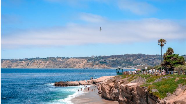 La Jolla Cove, San Diego blue water
