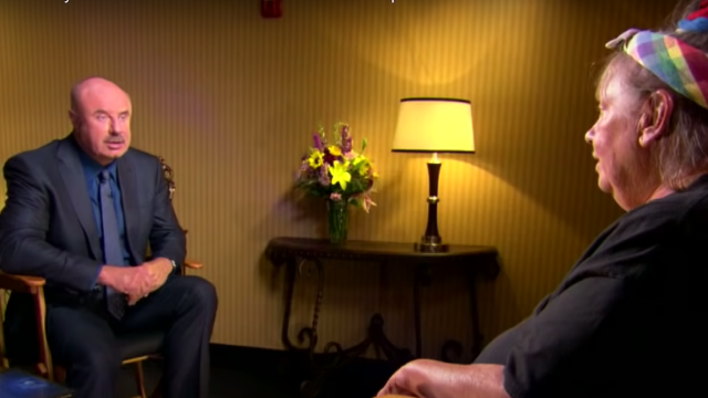 Phil McGraw interviewing Shelley Duvall in 2016
