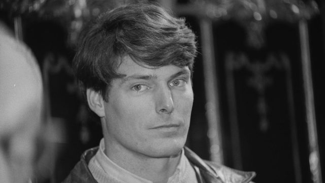 Christopher Reeve in the UK in 1984