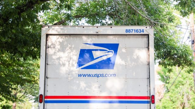 usps truck in summer