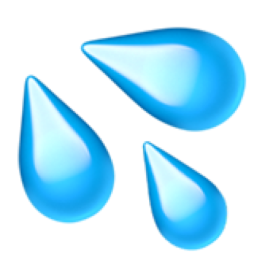 Sweat droplet emoji
