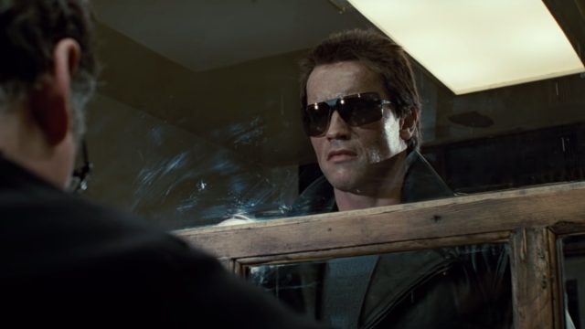 Arnold Schwarzenegger in "The Terminator"